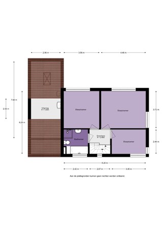 Floorplan - A.A. Meerenburghstraat 3, 3291 HE Strijen